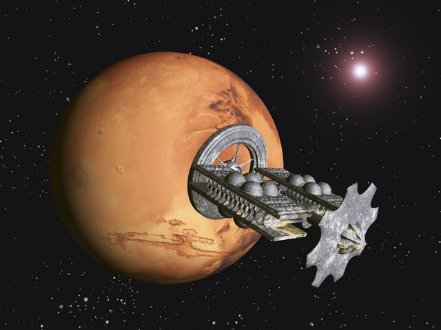 Ядерный двигатель, разрабатываемый в России, позволит добраться до Марса за 1,5 месяца