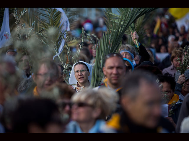 Католики отметили Пальмовое воскресенье в Иерусалиме  