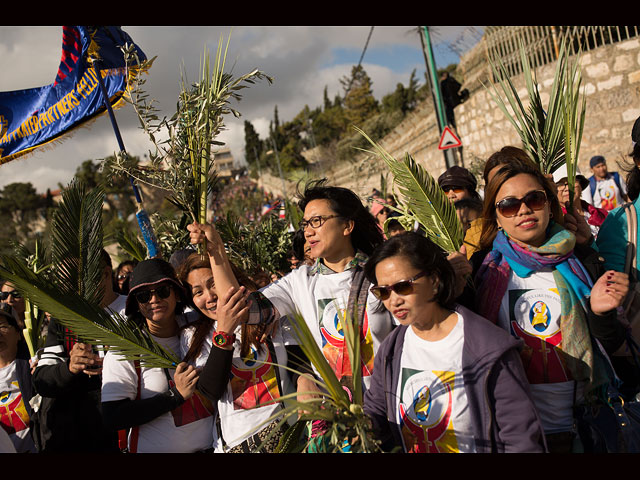 Католики отметили Пальмовое воскресенье в Иерусалиме  