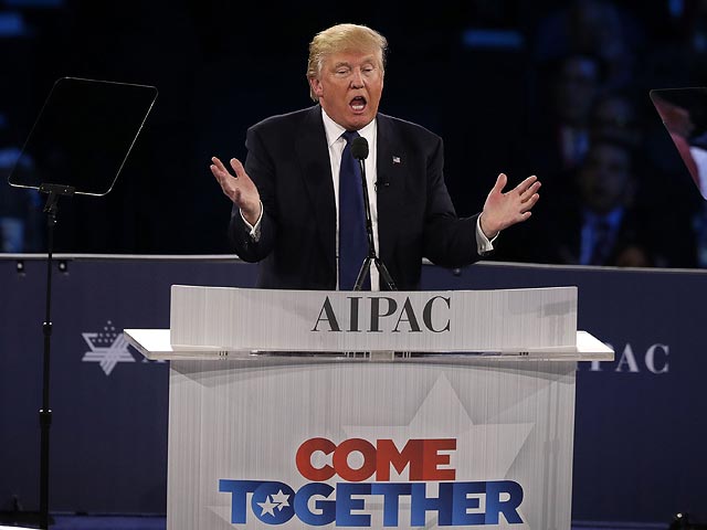 Дональд Трамп на конференции AIPAC. 21 марта 2016 года