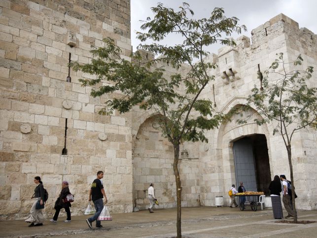 Около Яффских ворот Старого города Иерусалима