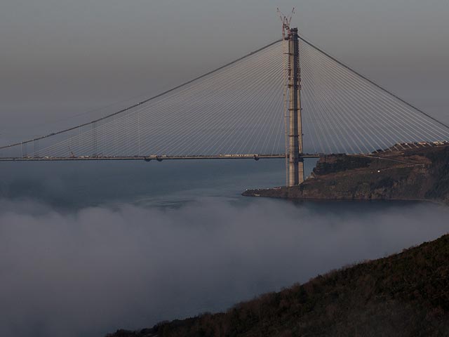 Завершается строительство третьего моста через Босфор