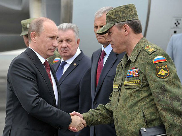 Владимир Путин и Валерий Герасимов 