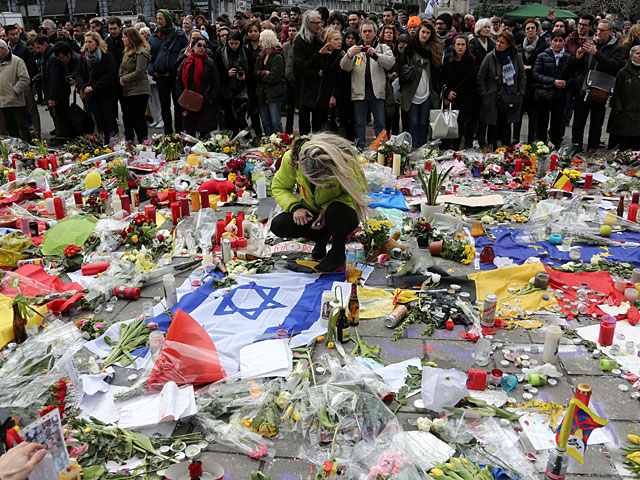 Мусульманин пытался убрать с мемориала в Брюсселе израильский флаг  