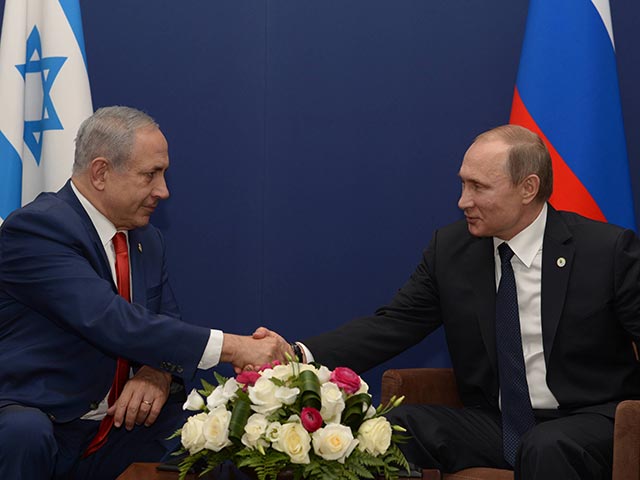 Биньямин Нетаниягу и Владимир Путин. Ноябрь 2015 года