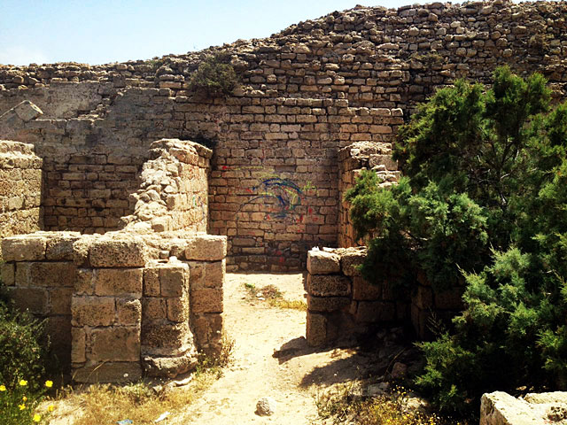 Родители подростков, "расписавших" крепость Ашдод-Ям, связались с Управлением древностей  