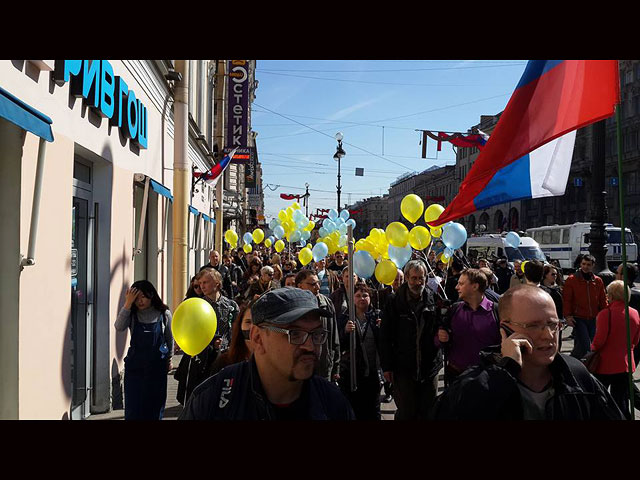 Санкт-Перербург. 1 мая 2016 года