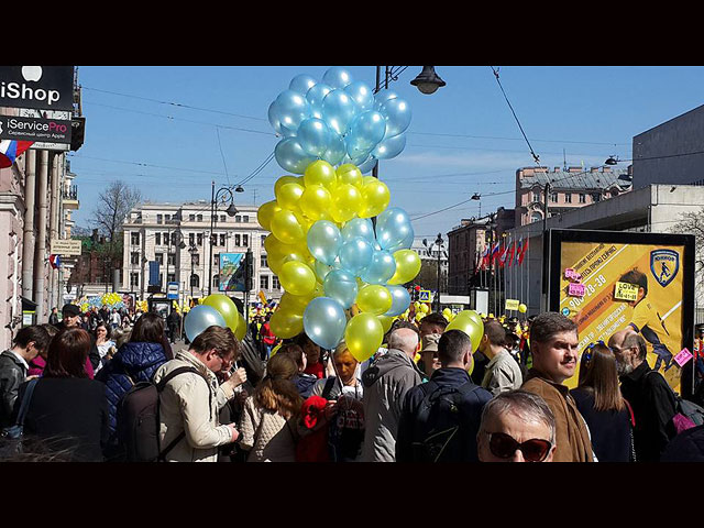 Санкт-Перербург. 1 мая 2016 года