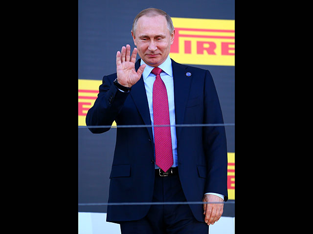 Владимир Путин на гонках "Формула-1"