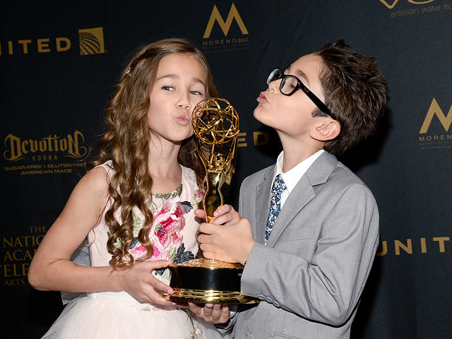 Бруклин Рей Силзер и Николас Бехтель на церемонии Daytime Emmy Award