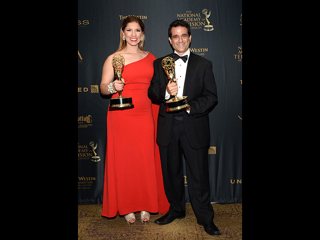 Габи Натали и Андрэ Суарес на церемонии Daytime Emmy Award