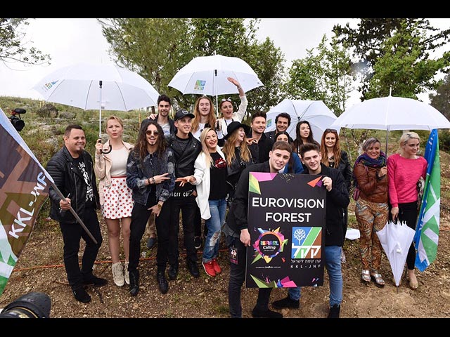 Участники конкурса "Евровидение-2016" в Израиле. Апрель 2016 года  
