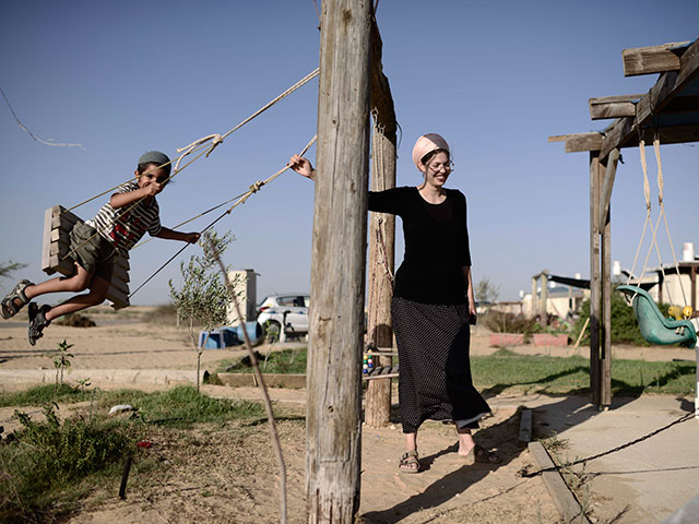 Жители поселения на границе с Газой