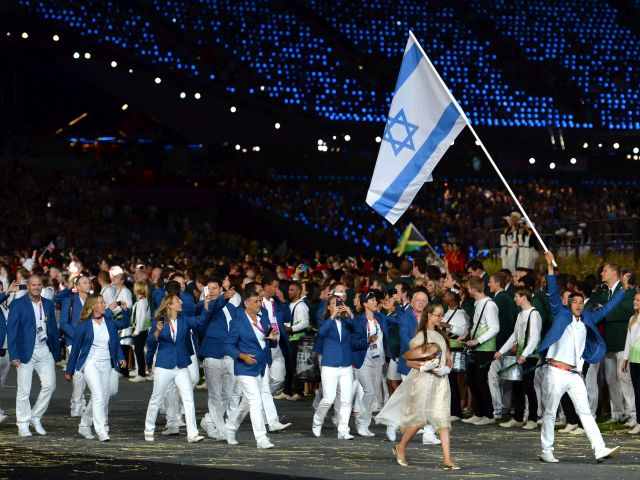 Сборная Израиля на открытии Олимпиады в Лондоне