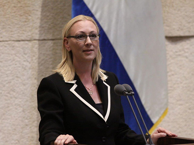 Юлия Малиновская на принятии присяги в Кнессете. 6 июня 2016 года  