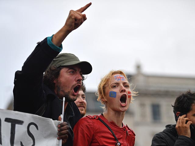 Демонстрация против Brexit в Лондоне