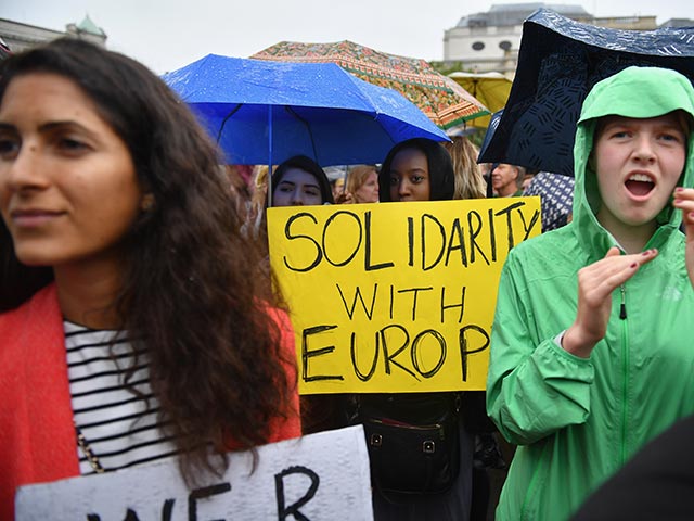 Демонстрация против Brexit в Лондоне