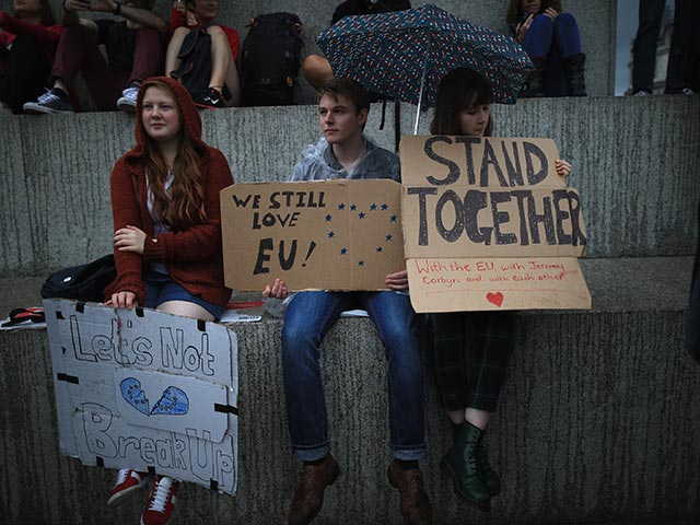 Демонстрация против Brexit в Лондоне