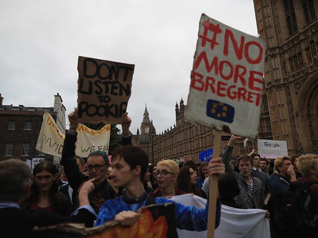 Демонстрация против Brexit в Лондоне