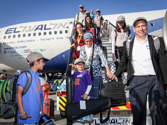 Прибытие репатриантов из США И Канады в Израиль. 19 июля 2016 года