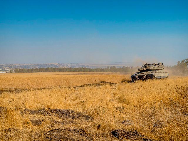 Новейшие танки ЦАХАЛа во время учений на Голанах