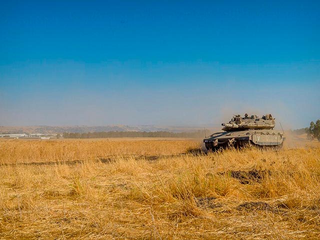 Новейшие танки ЦАХАЛа во время учений на Голанах