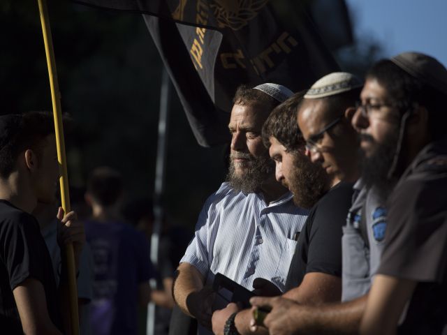 Бенци Гопштейн во время  "парада гордости" в Иерусалиме. 21 июля 2016 года