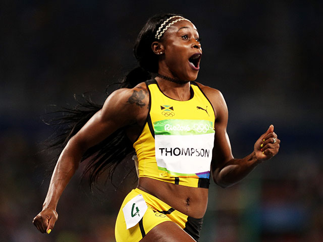 Чемпионка в забеге на 100 метров - Элен Томпсон (Ямайка)