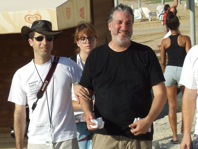Спенсер Туник на Мертвом море. 17 сентября 2011 года   