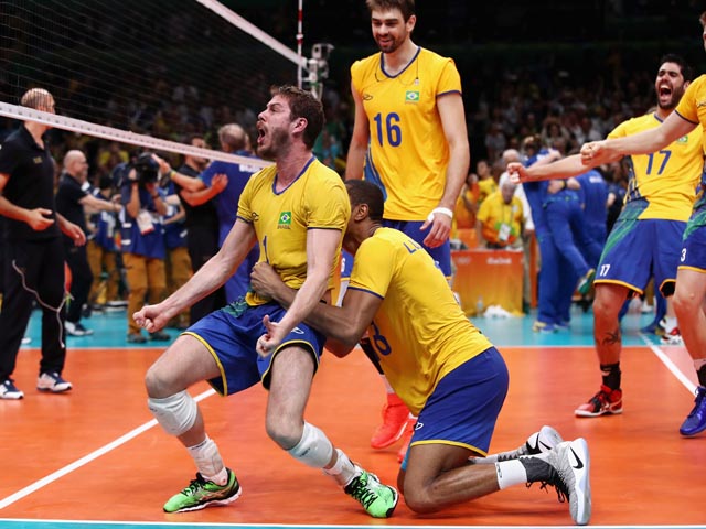 Олимпийскими чемпионами стали бразильские волейболисты 