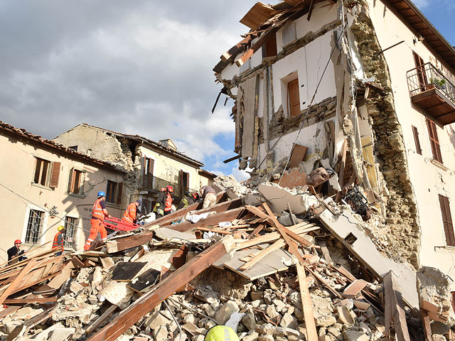 После землетрясения в Италии. 24 августа 2016 года