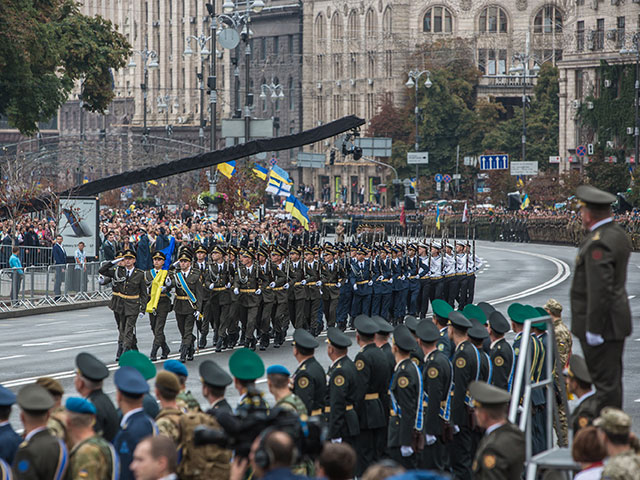 Военный парад в Киеве