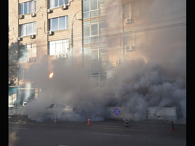 "Освобождение заложников" в посольстве Израиля в Киеве