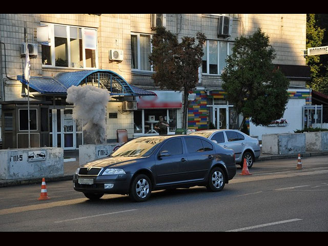 "Освобождение заложников" в посольстве Израиля в Киеве