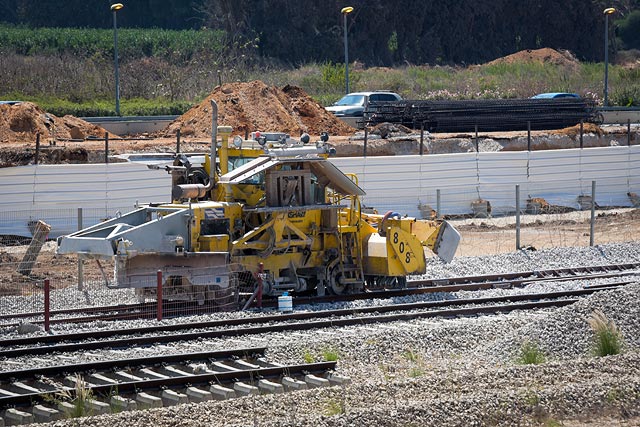 Железнодорожные работы в Герцлии. 4 сентября 2016 года