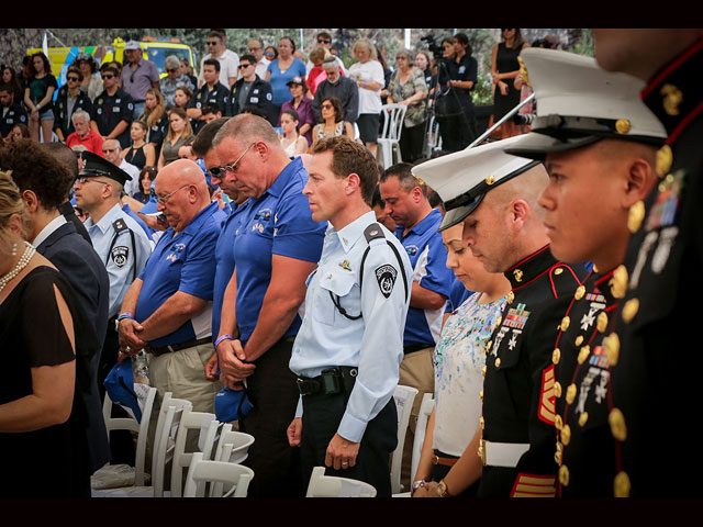 Церемония поминовения жертв терактов 9/11 в Израиле