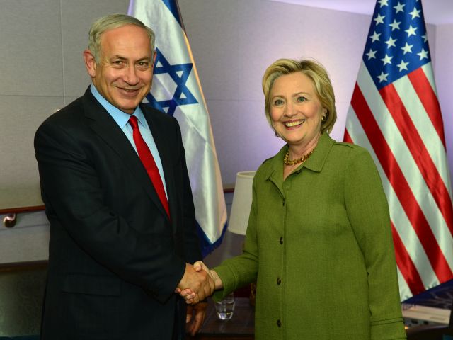 Биньямин Нетаниягу и Хиллари Клинтон. Нью-Йорк, 25 сентября 2016 года