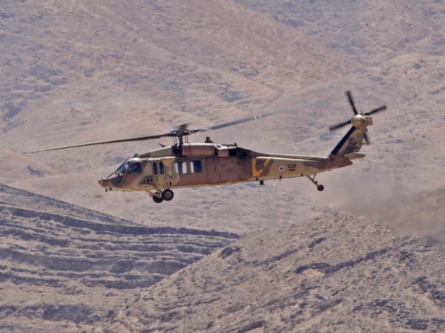 Вертолет Blackhawk ("Яншуф") ВВС ЦАХАЛа
