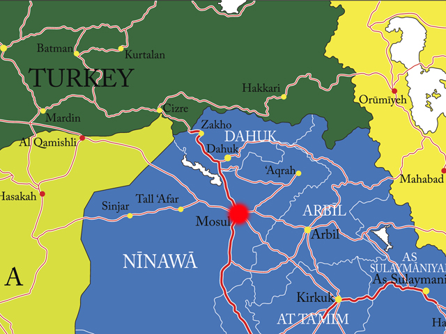 На фоне операции по освобождению Мосула от ИГ усилена охрана юго-восточной границы Турции 