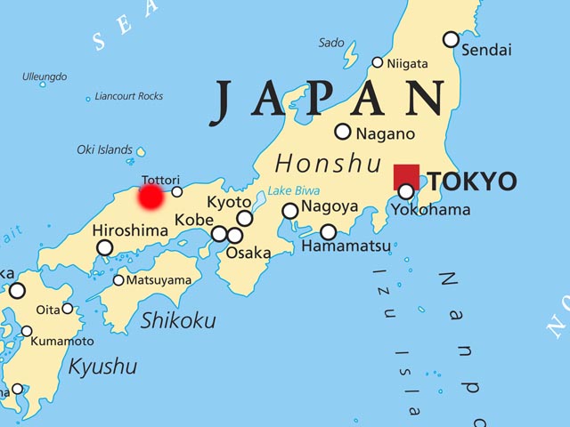 Около побережья Японии произошло землетрясение магнитудой 6,6