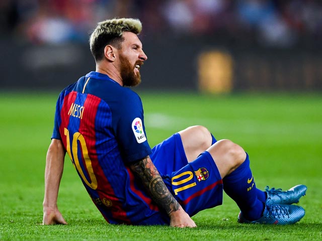 Лионель Месси получил травму. "Барселона" и "Атлетико" сыграли вничью