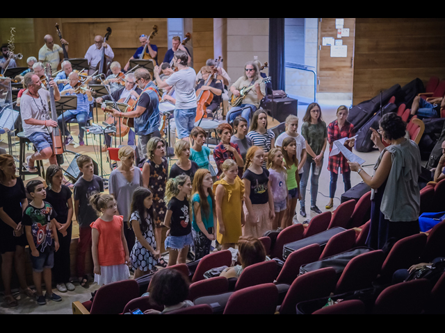 Борис Гребенщиков в Израиле: репетиция с оркестром. Фоторепортаж