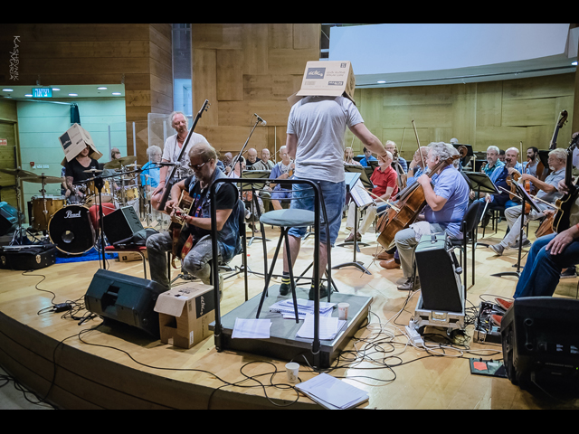 Борис Гребенщиков в Израиле: репетиция с оркестром. Фоторепортаж