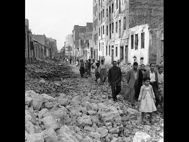 После бобмежки в Египте. 1956 год