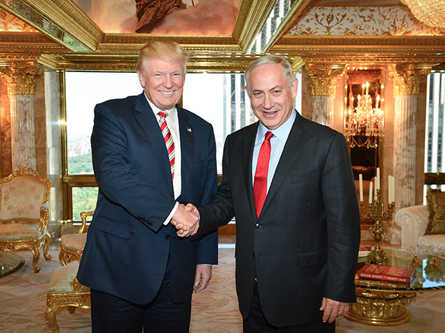 Дональд Трамп и Биньямин Нетаниягу в Израиле. Сентябрь 2016 года  