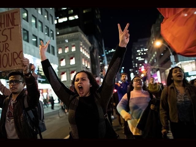 От Нью-Йорка до Лос-Анджелеса: акции протеста против победы Трампа