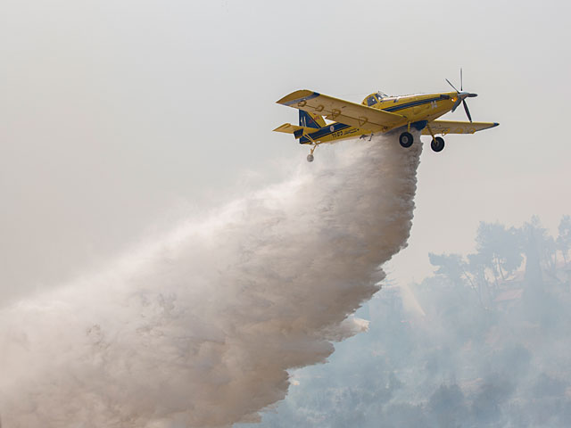 Пожар в Галилее усилился, задействована пожарная авиация