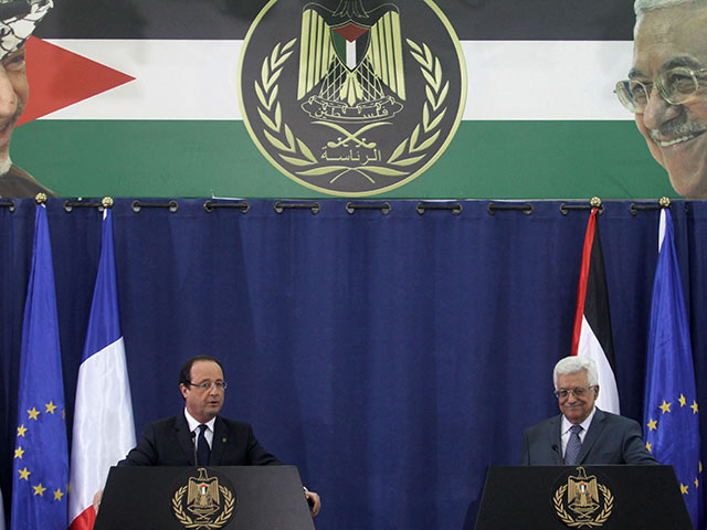 Франсуа Олланд и Махмуд Аббас
