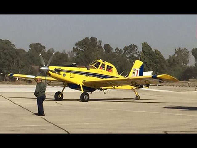 Для тушения лесных пожаров в Израиле прибыли специальные самолеты из Греции и Хорватии  