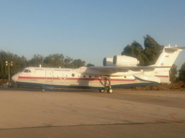 В Израиль прибыл первый российский противопожарный самолет "Бе-200"